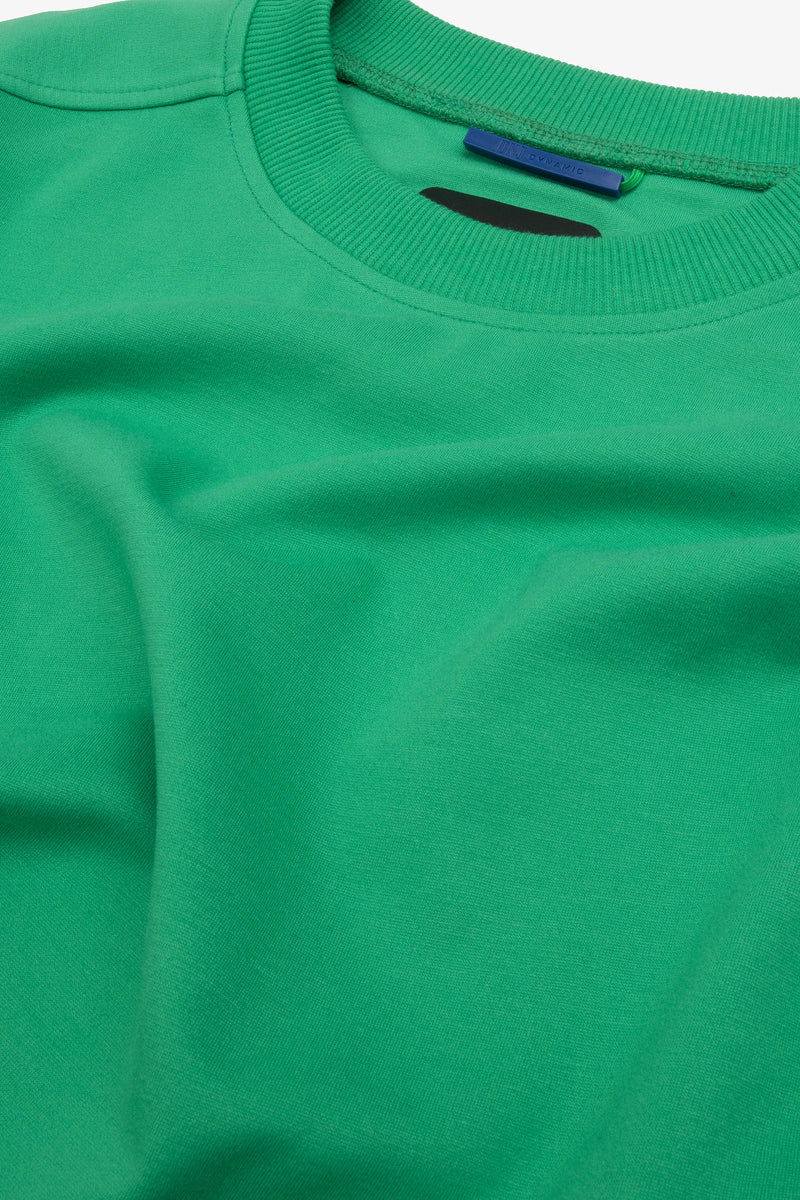 Felpa tecnica girocollo DNJ verde-Dan John