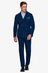 Giacca da abito doppiopetto "2/7" navy slim-Dan John