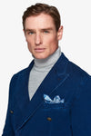 Giacca da abito doppiopetto "2/7" navy slim-Dan John
