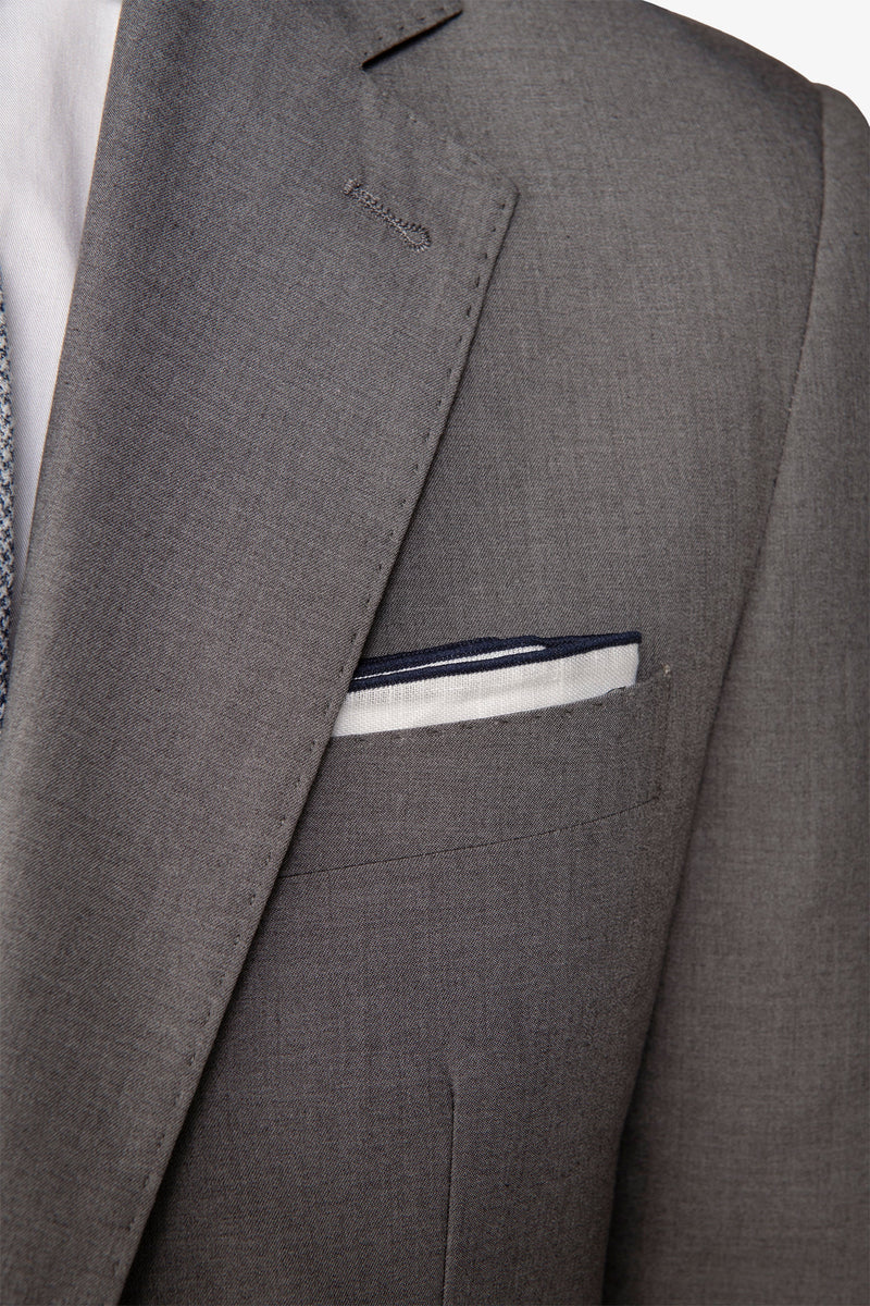 Giacca da abito melange grigio-Dan John