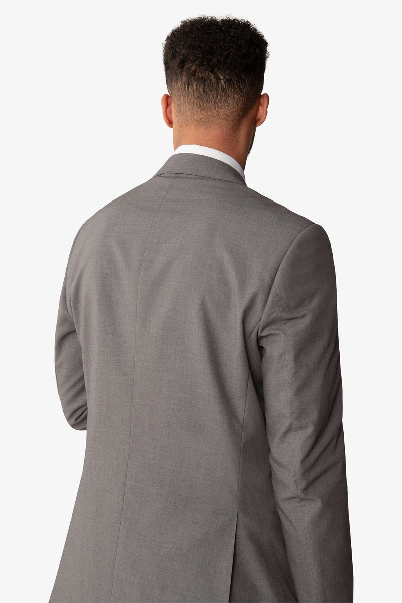 Giacca da abito melange grigio-Dan John