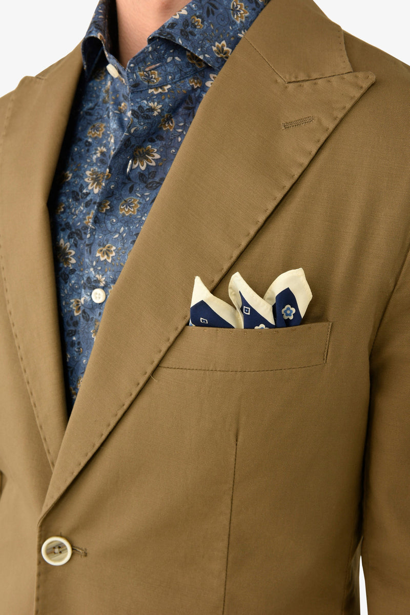 Giacca destrutturata in cotone terra-Dan John