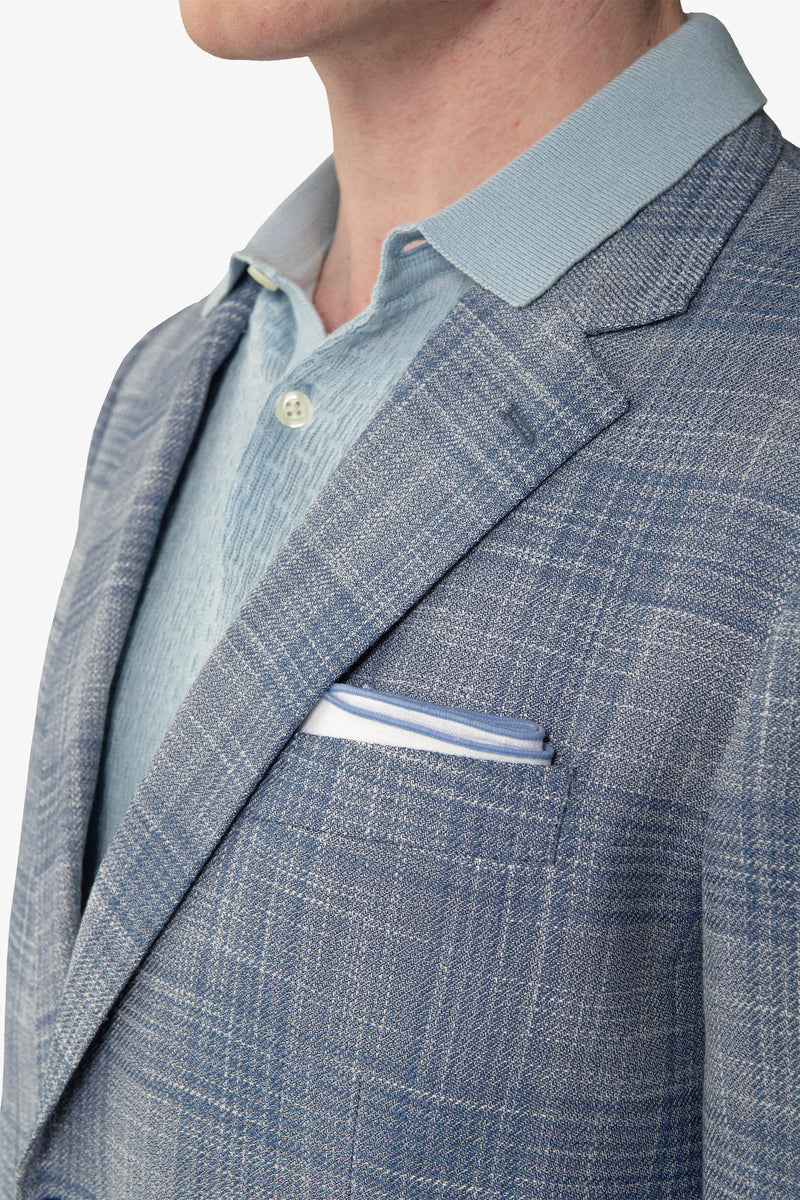 Giacca fantasia principe di Galles melange-Dan John