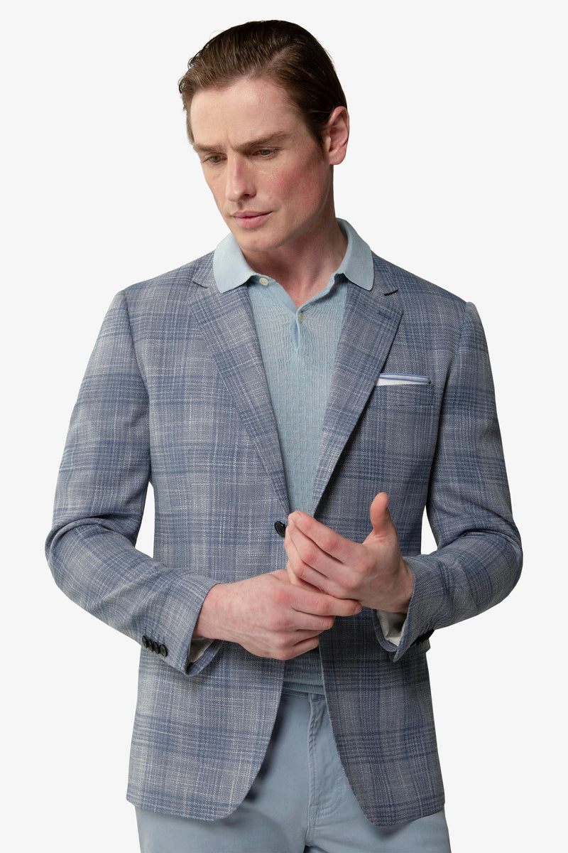 Giacca fantasia principe di Galles melange-Dan John