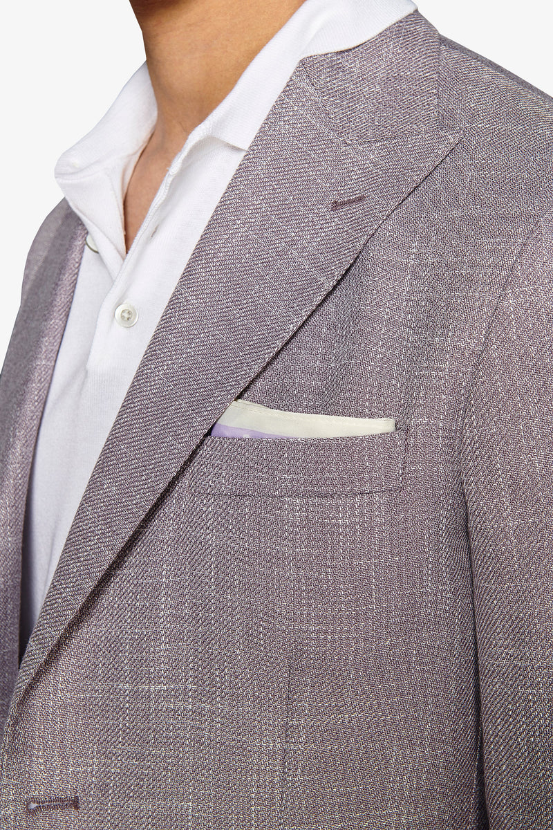 Giacca melange melanzana-Dan John