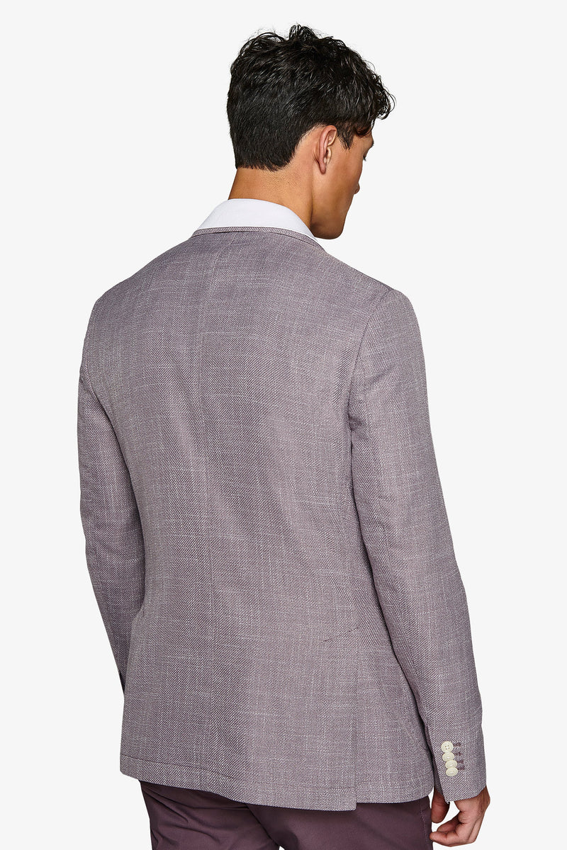 Giacca melange melanzana-Dan John