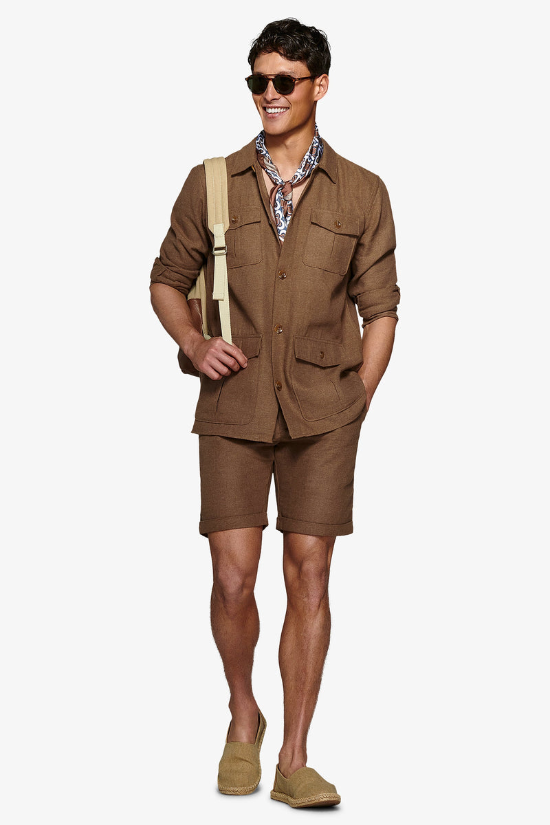 Giacca sahariana armaturata terra-Dan John