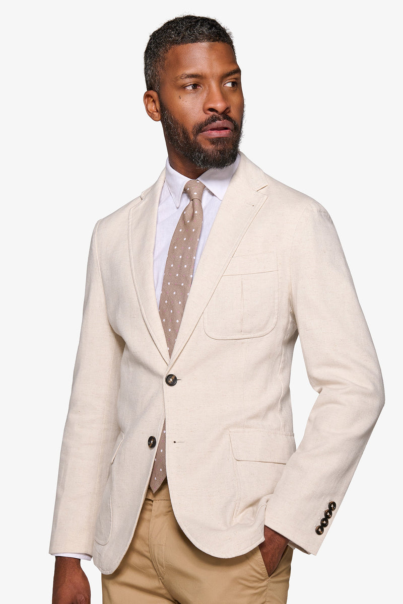 Giacca spigata sabbia-Dan John