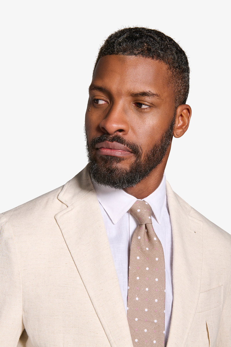 Giacca spigata sabbia-Dan John