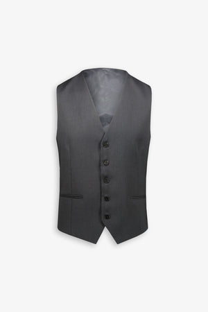 Gilet classico grigio scuro-Dan John