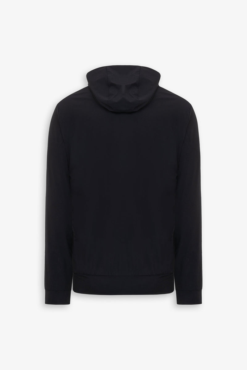 Giubbino modello felpa full zip DNJ nero-Dan John