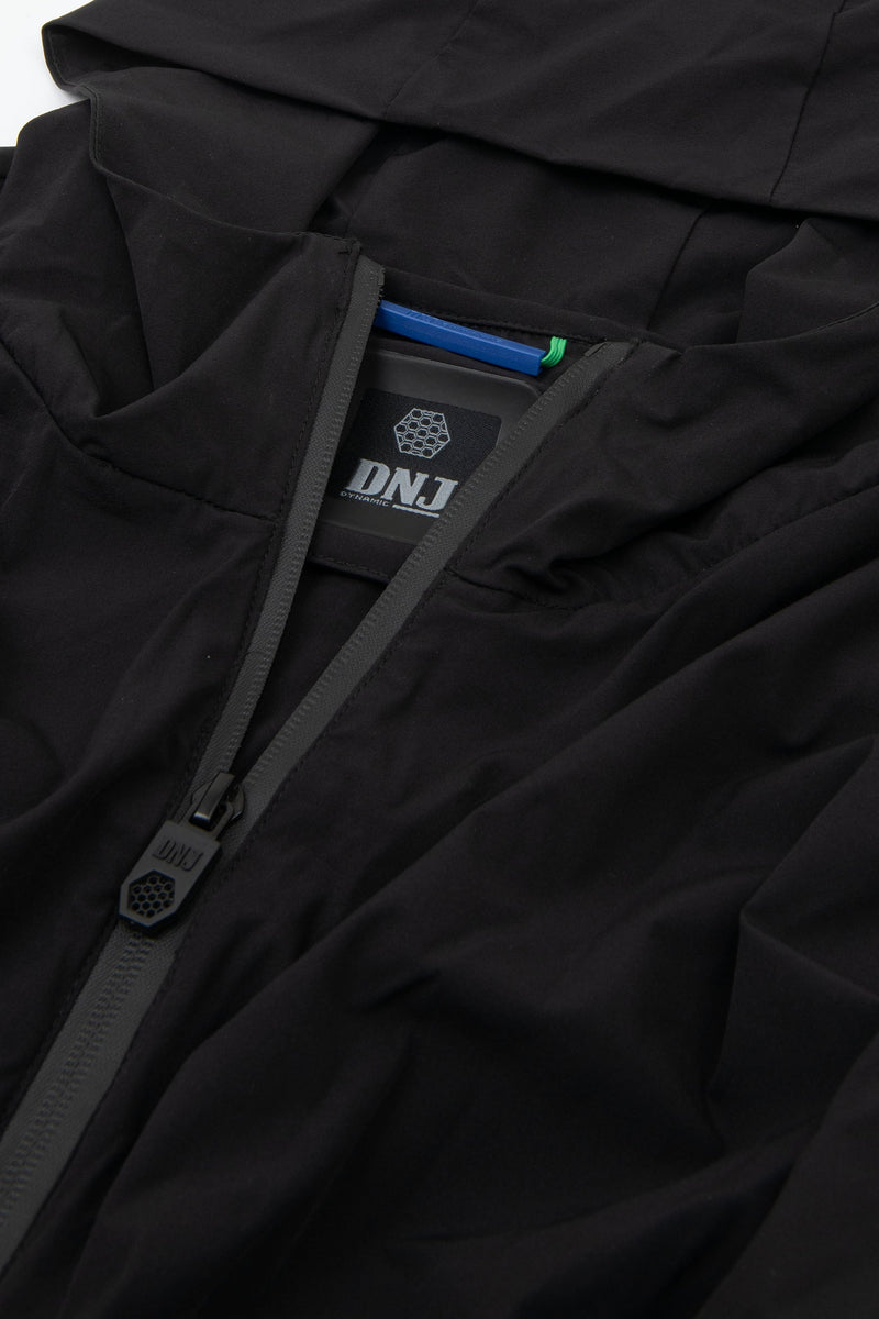 Giubbino modello felpa full zip DNJ nero-Dan John