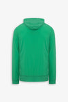 Giubbino modello felpa full zip DNJ verde-Dan John