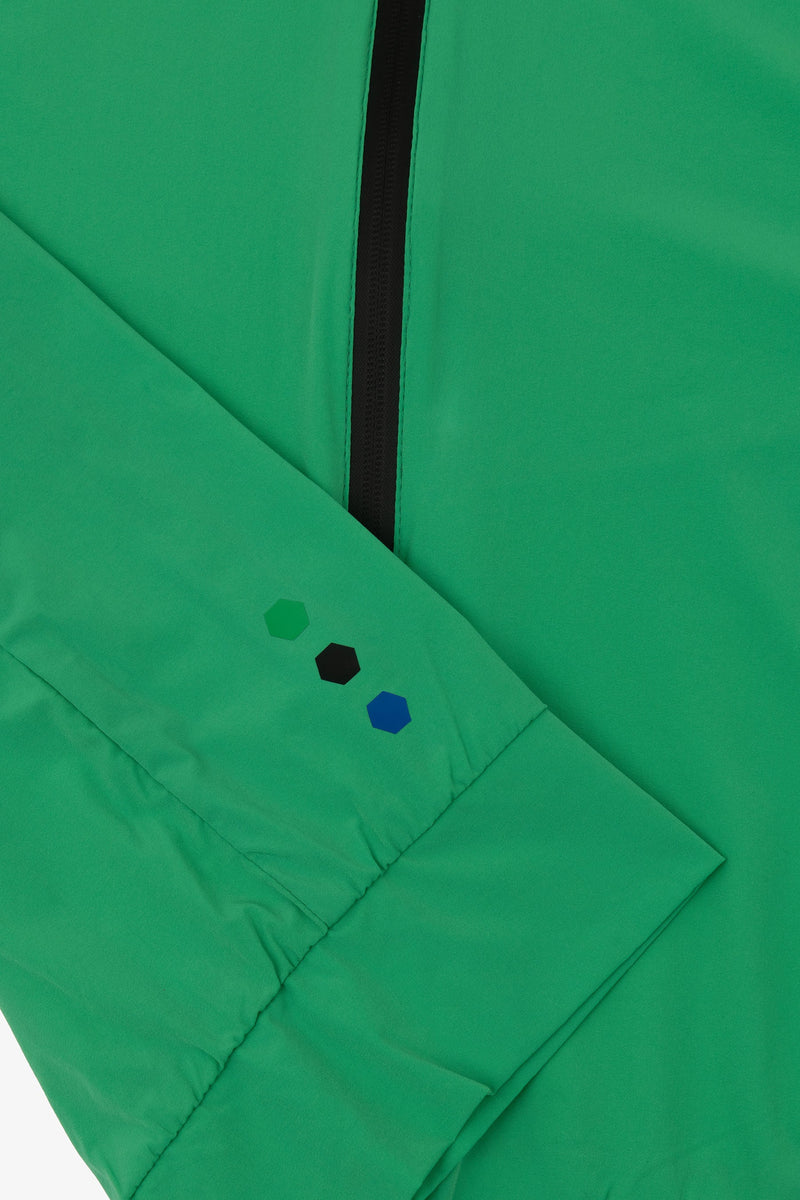 Giubbino modello felpa full zip DNJ verde-Dan John