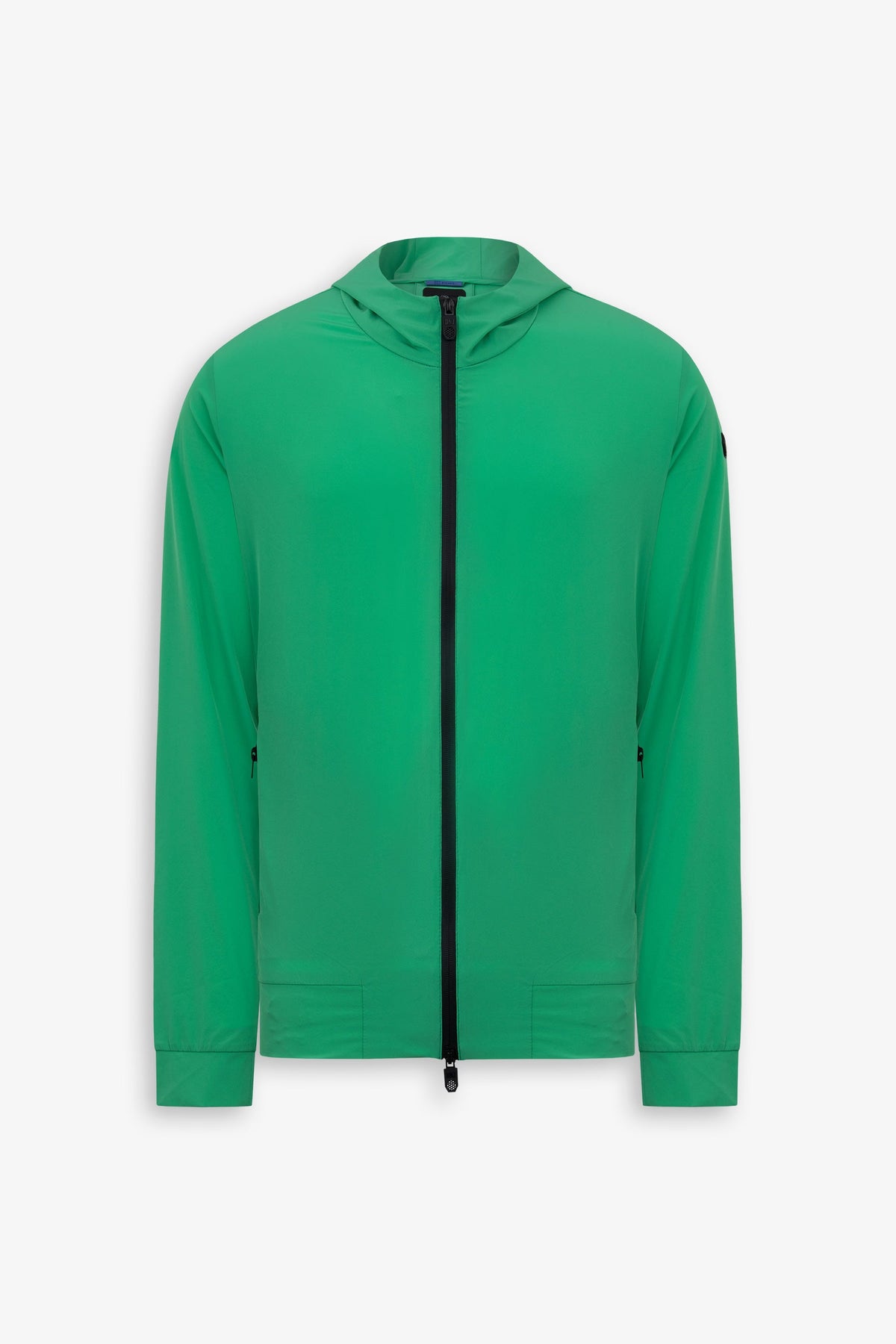 Giubbino modello felpa full zip DNJ verde-Dan John