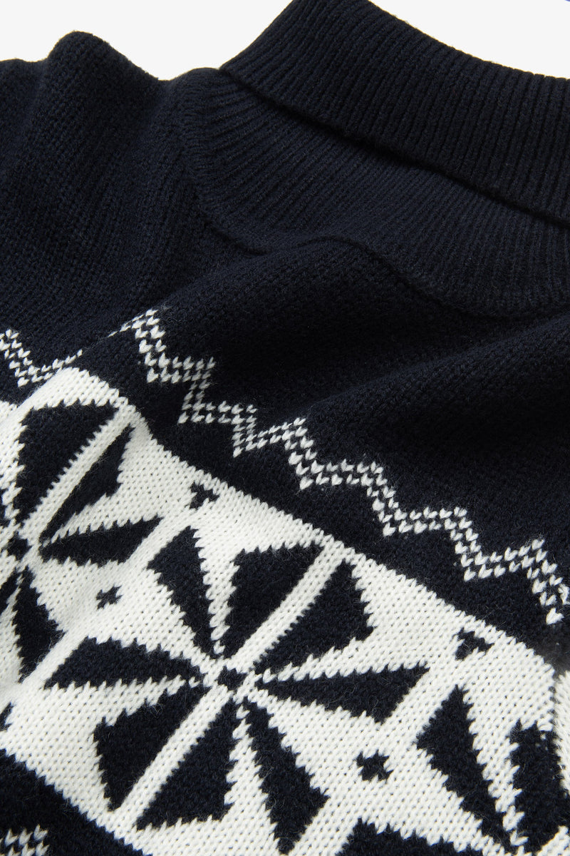 Maglia dolcevita Christmas blu-Dan John