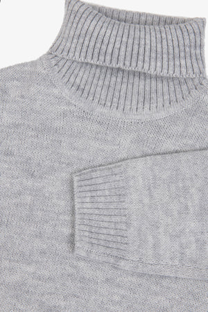 Maglia dolcevita lambswool grigio chiaro-Dan John