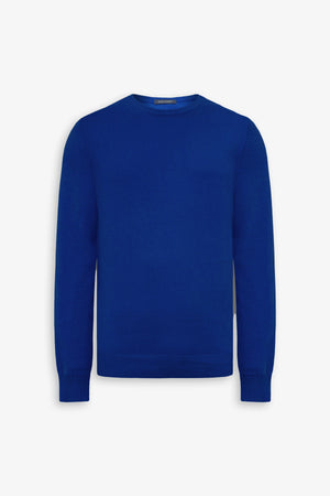 Maglia girocollo cotone royal-Dan John