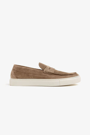 Mocassins penny beiges