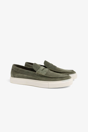 Mocassins penny verts