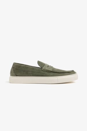 Mocassins penny verts