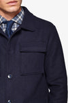 Overshirt 4 tasche blu-Dan John