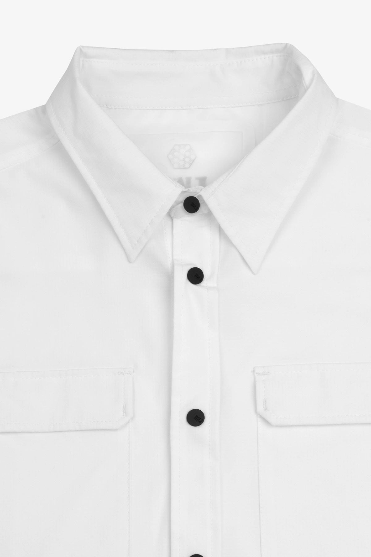 Overshirt in ripstop tecnica DNJ bianca-Dan John