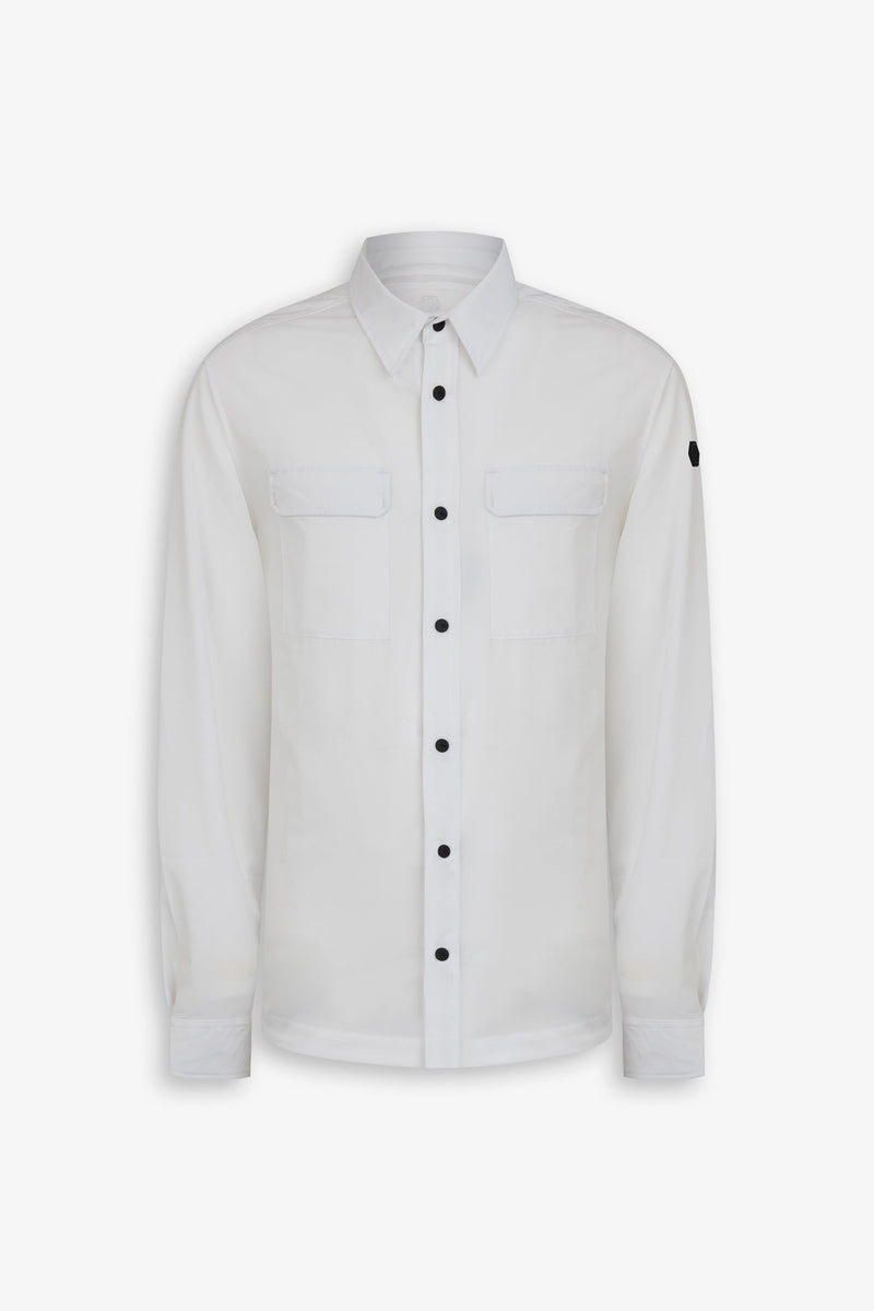 Overshirt in ripstop tecnica DNJ bianca-Dan John