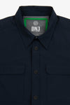 Overshirt in ripstop tecnica DNJ blu-Dan John
