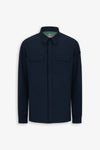 Overshirt in ripstop tecnica DNJ blu-Dan John