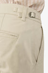 Pantalone chino armaturato crema slim-Dan John