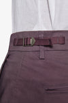 Pantalone chino armaturato melanzana slim-Dan John