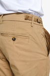 Pantalone chino armaturato sabbia slim-Dan John