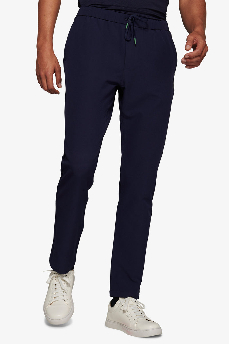 Pantaloni chino tecnico DNJ blu-Dan John