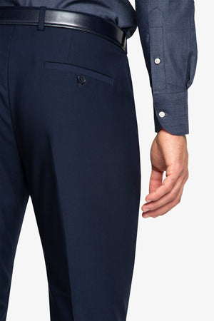 Pantalone da abito classico four seasons navy-Dan John