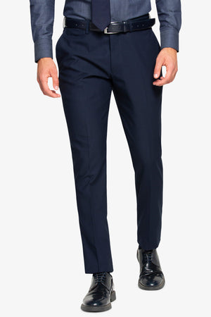 Pantalone da abito classico four seasons navy-Dan John