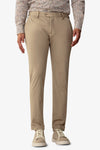 Pantalone da abito relax tech tortora slim-Dan John