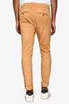 Pantalone in canvas tinto capo albicocca slim-Dan John