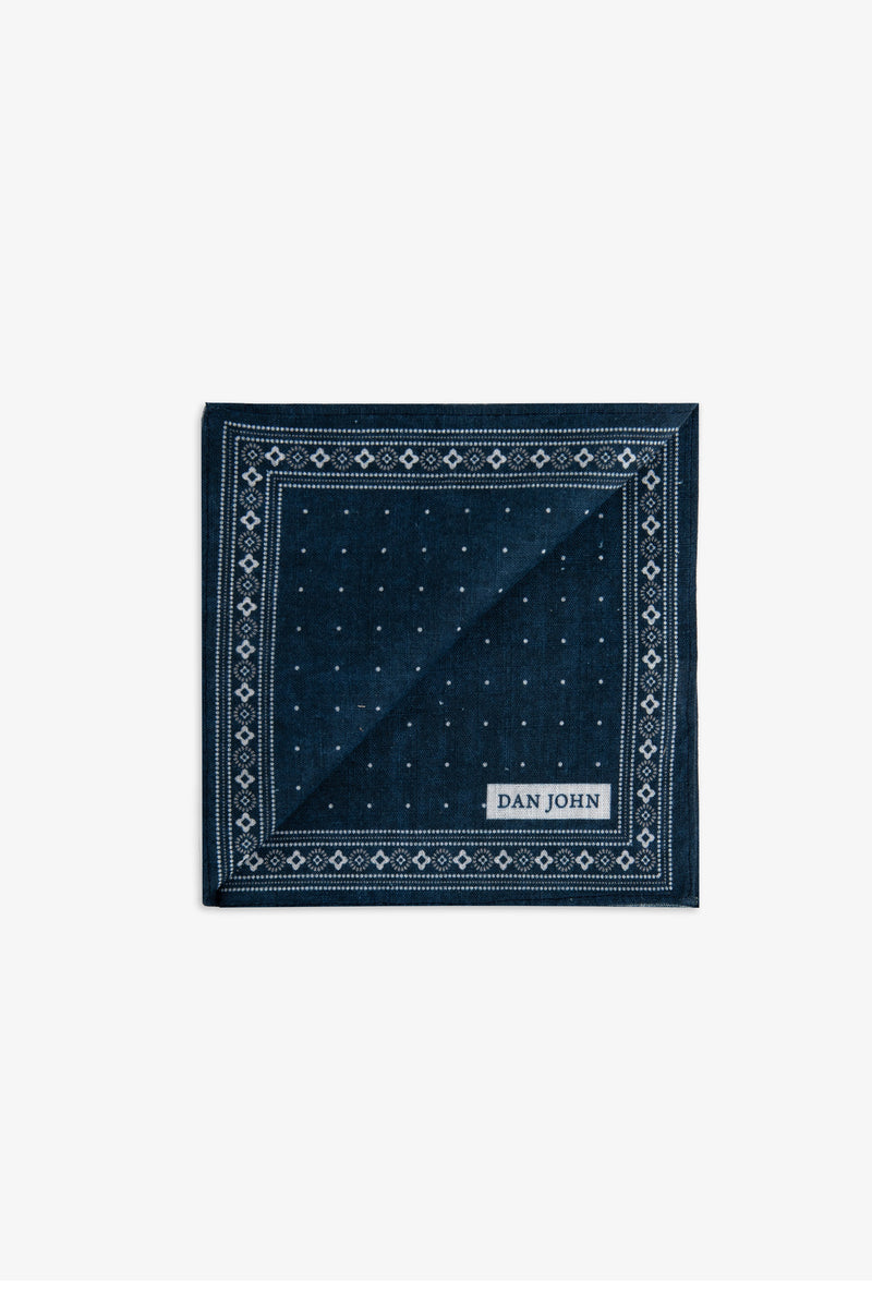 Pochette a pois blu-Dan John