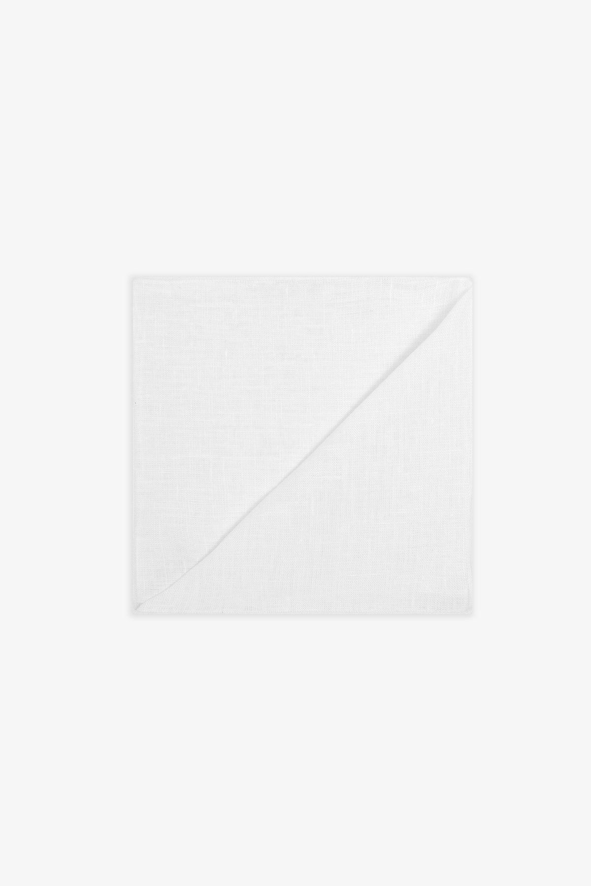 Pochette bianca con bordino tono su tono-Dan John