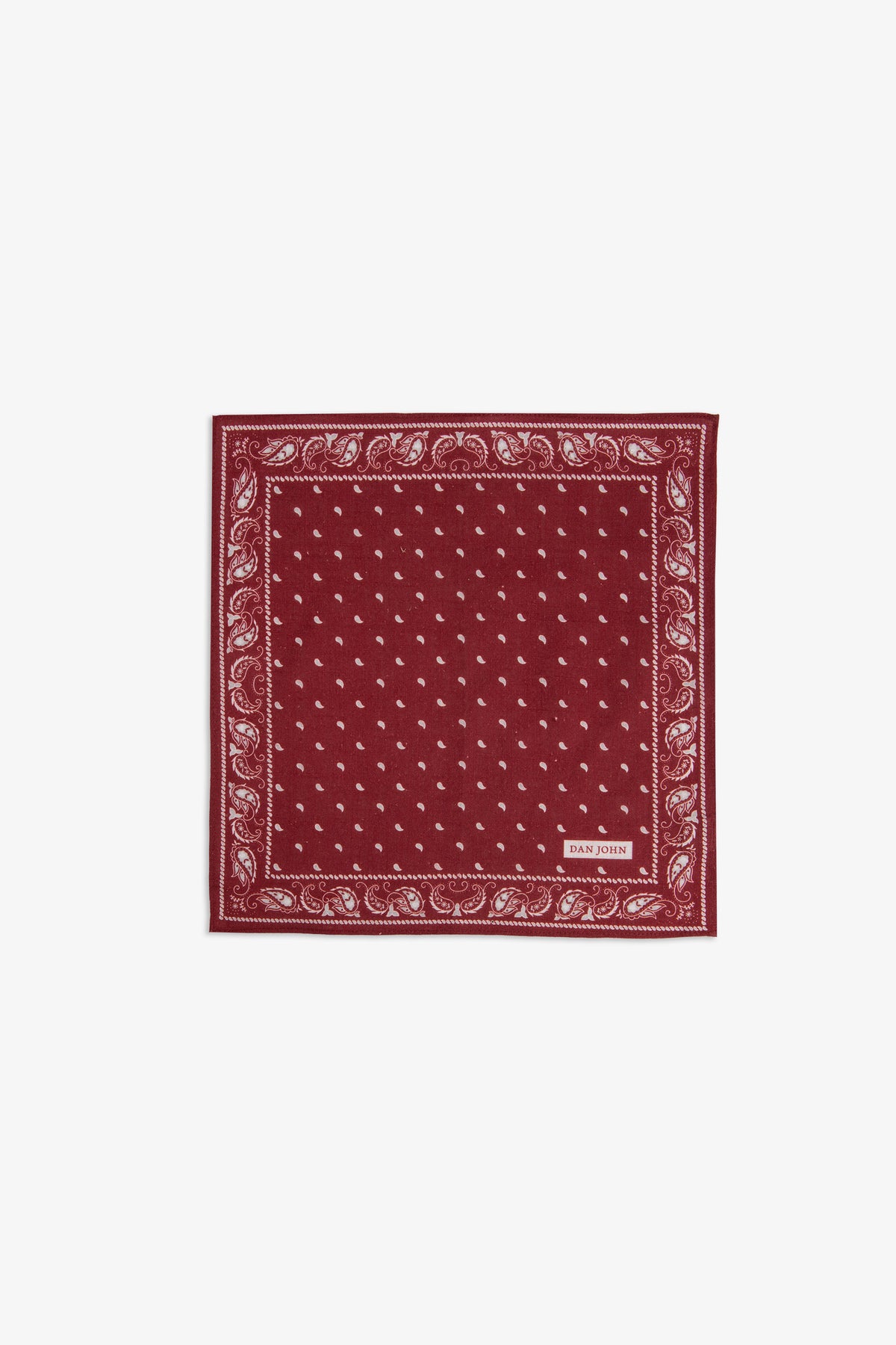 Pochette disegno cashmere mattone-Dan John