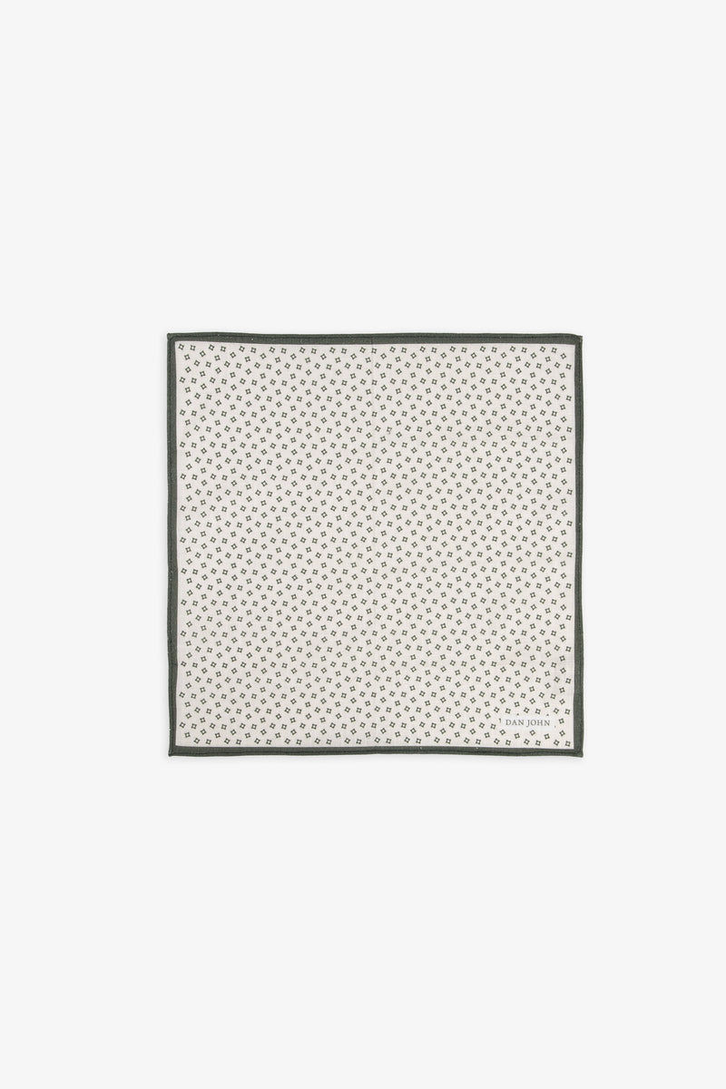 Pochette disegno micro fiore panna-Dan John