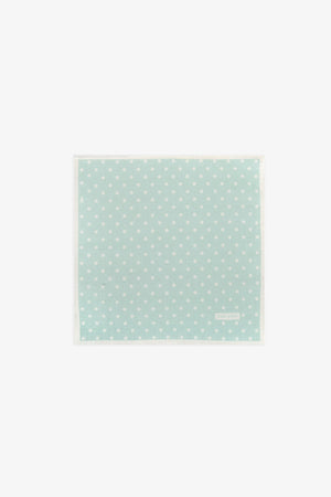 Pochette jacquard pattern microfiore all over menta-Dan John