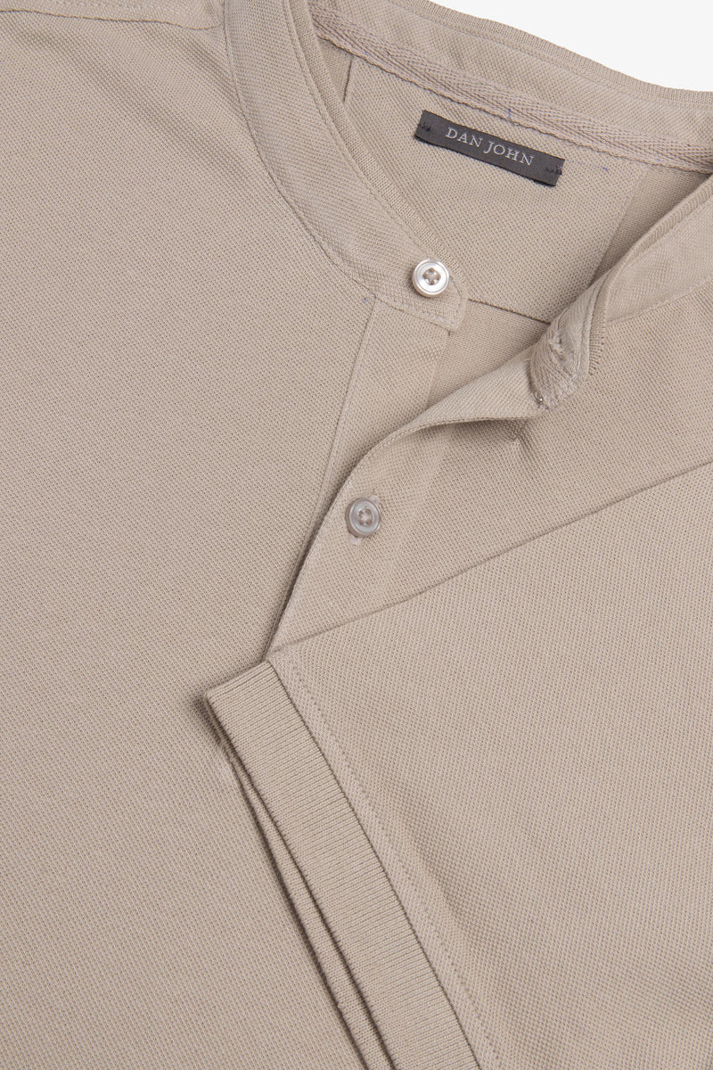 Polo piquet collo coreano corda-Dan John