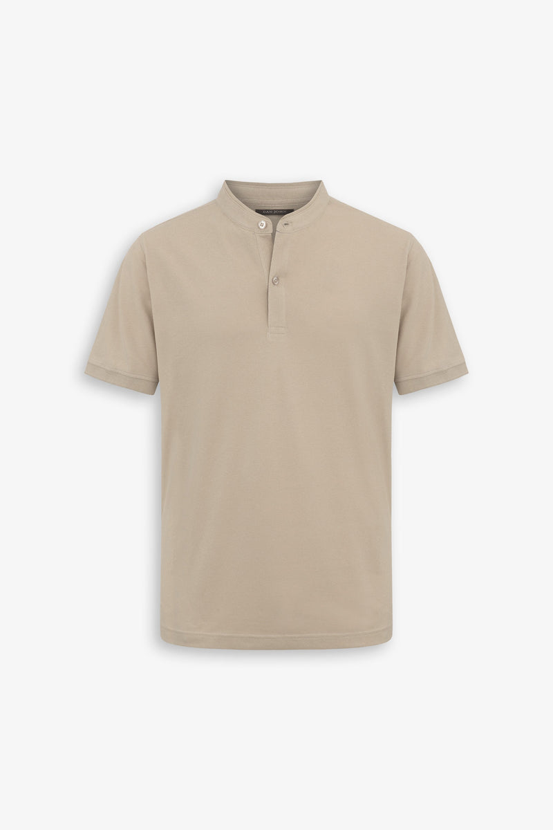 Polo piquet collo coreano corda-Dan John