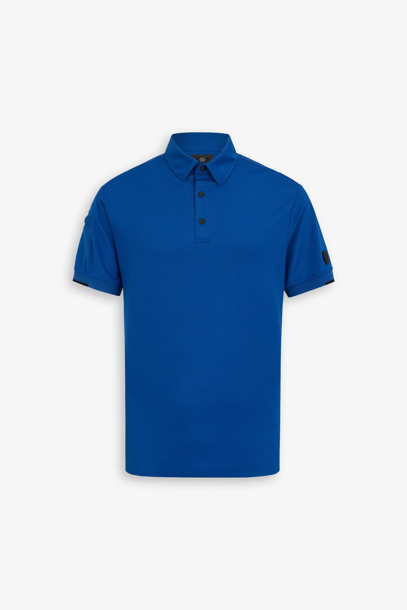 Polo tecnica con bottoni royal DNJ-Dan John