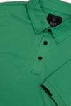 Polo tecnica con bottoni verde DNJ-Dan John
