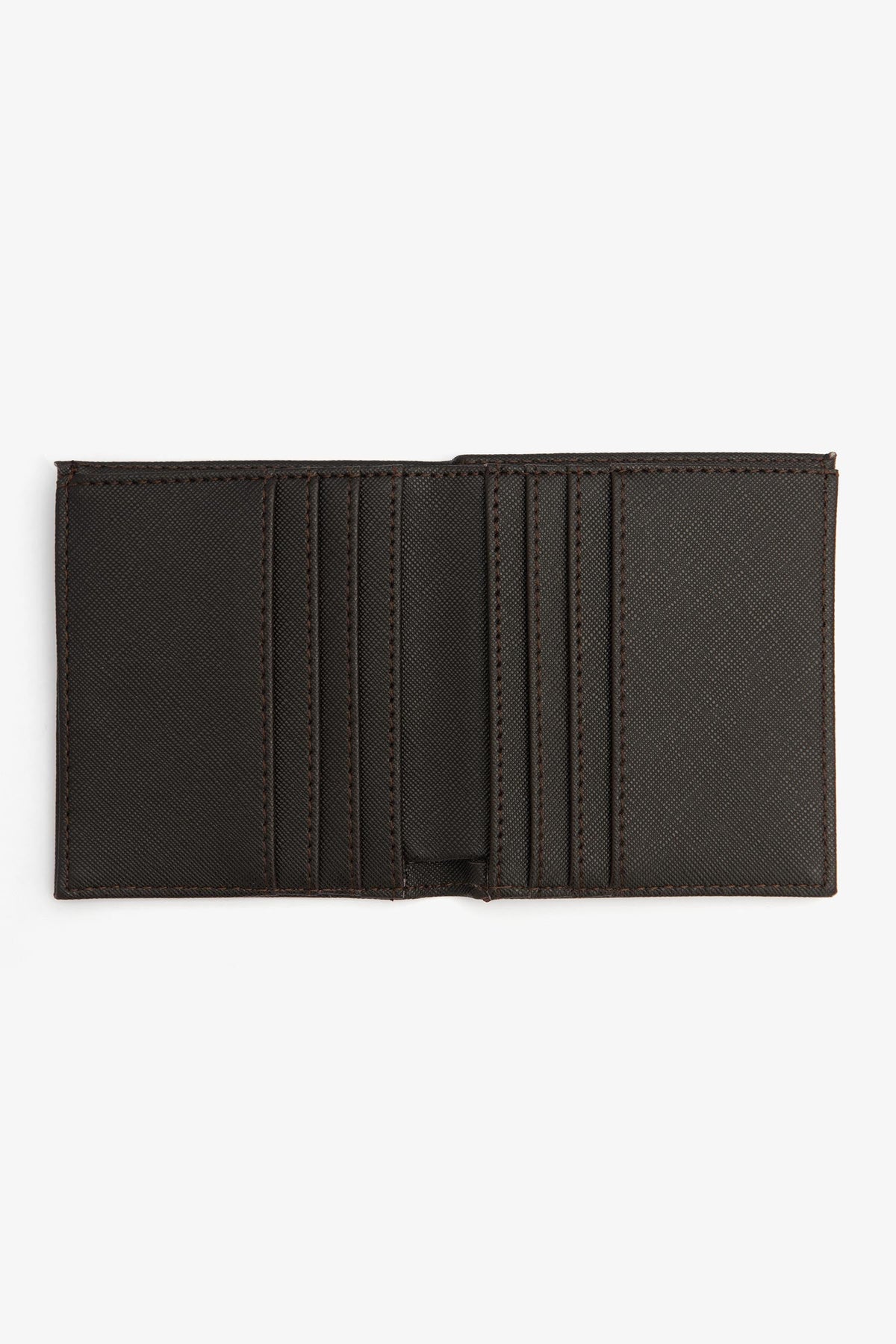 Portafoglio in saffiano moro-Dan John