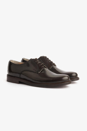 Scarpa classica derby suola in cuoio cacao-Dan John