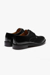 Scarpa classica derby suola in cuoio nera-Dan John